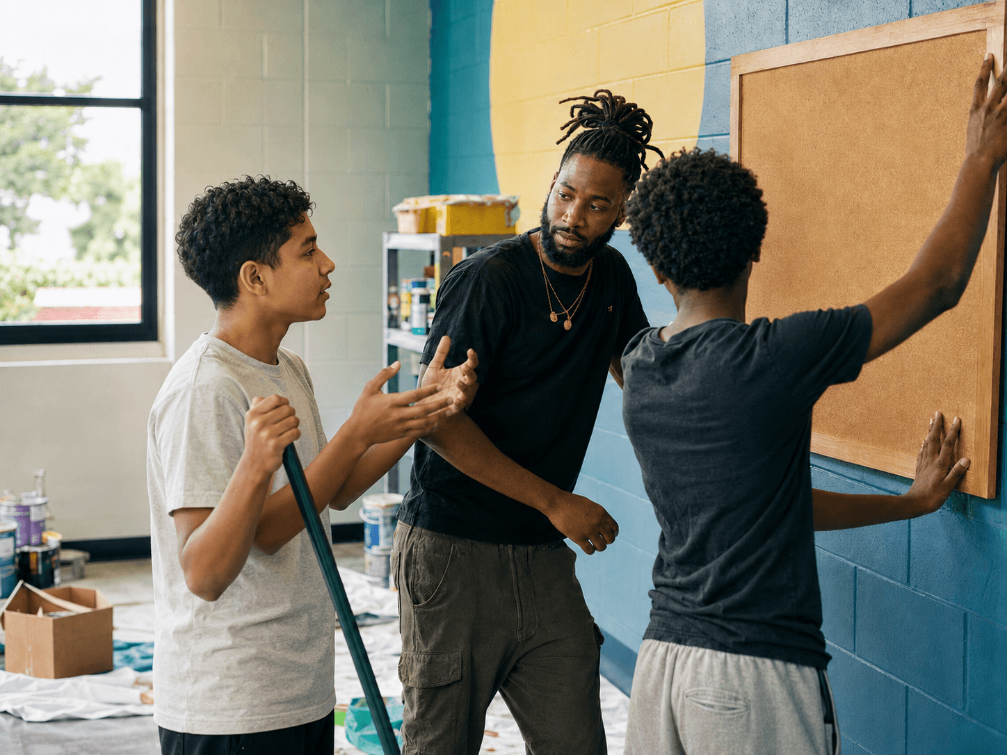 Youth leader guiding young people toward a stronger future
